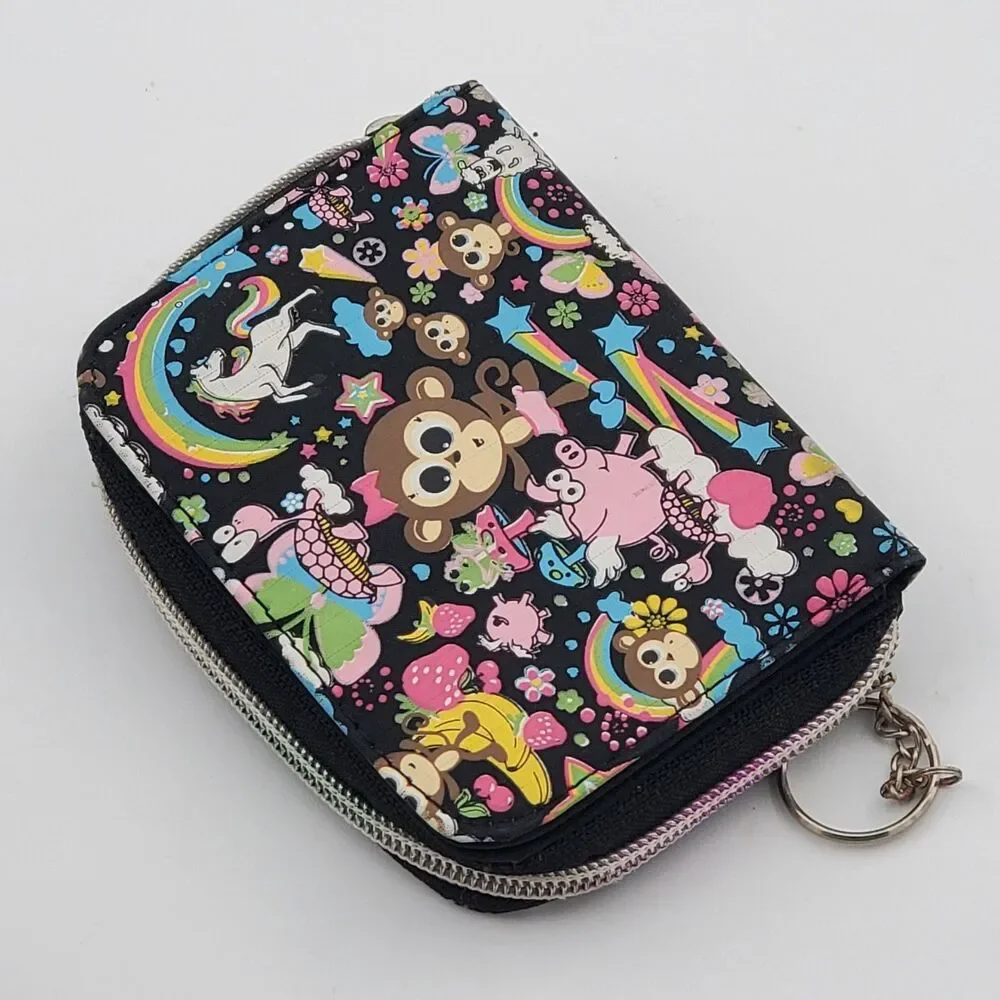Justice 3pc Bobbie Monkey Set: Notebook, New Pencil Case & Zip Wallet